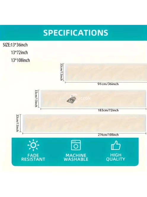 Abstract mintázatú modern asztali futó