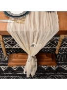 1db, Balinéz Redőzött Hangulatú Asztali Futó