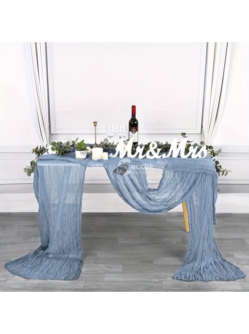 1db, Balinéz Redőzött Hangulatú Asztali Futó