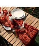 1db, Balinéz Redőzött Hangulatú Asztali Futó