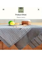 Otthoni konyhai háromrészes készlet teatörlő szalvéták skandináv stílusban