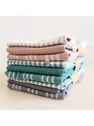 Otthoni konyhai háromrészes készlet teatörlő szalvéták skandináv stílusban