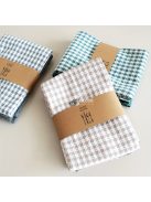 Otthoni konyhai háromrészes készlet teatörlő szalvéták skandináv stílusban