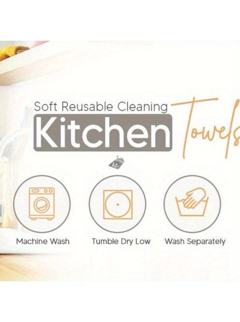 4 darab Nagy Nedvszívóképességű Nem Szőtt Konyharuha