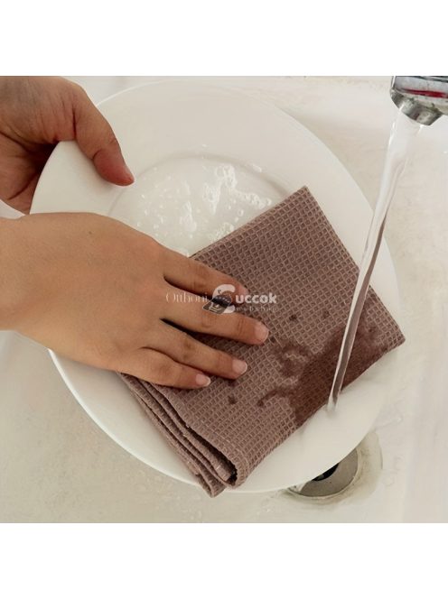 4db Gofri Szövésű Konyharuha, 34.8cm Négyzet - Ultra Nedvszívó Pamut Konyharuha