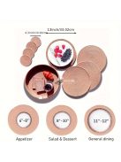 9db fonott kötél kerek alátét