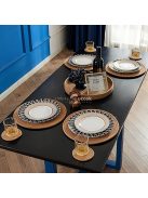 9db fonott kötél kerek alátét