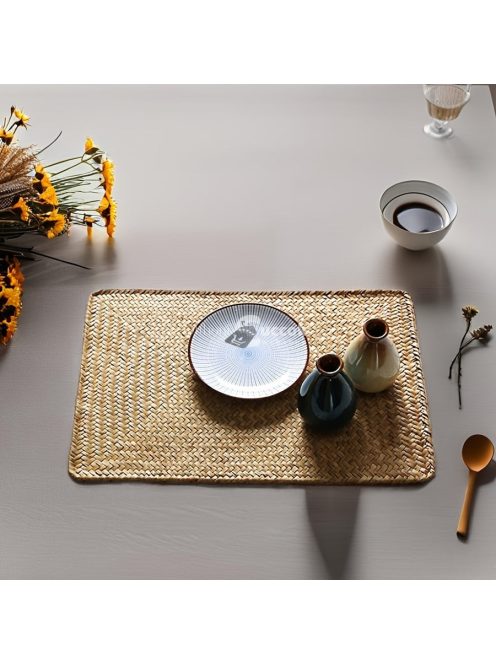 Kézzel szőtt bambusz alátét