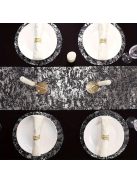 12db Ezüst-arany színű Eldobható Tányéralátét