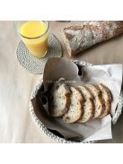 6db Kézzel szőtt juta poháralátét