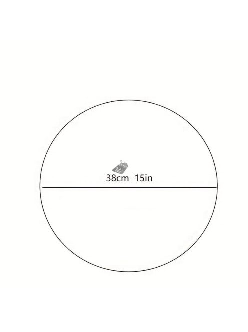 4 darabos Boho Chic Szett Fonott Vászon Kerek Tányéralátét