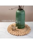 6 darabos Kerek Kukoricahéj Asztali Alátétek Készlet