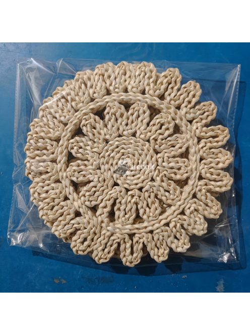 6 darabos Kerek Kukoricahéj Asztali Alátétek Készlet