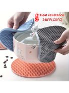 4db Kerek méhsejt szilikon alátét