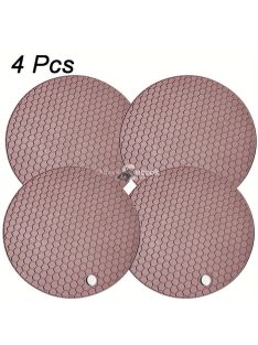 4db Kerek méhsejt szilikon alátét