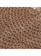 4 darabos Csúszásmentes Kerek Fonott Poháralátét Készlet