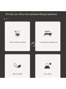 1db, csúszásmentes hőálló PVC alátét