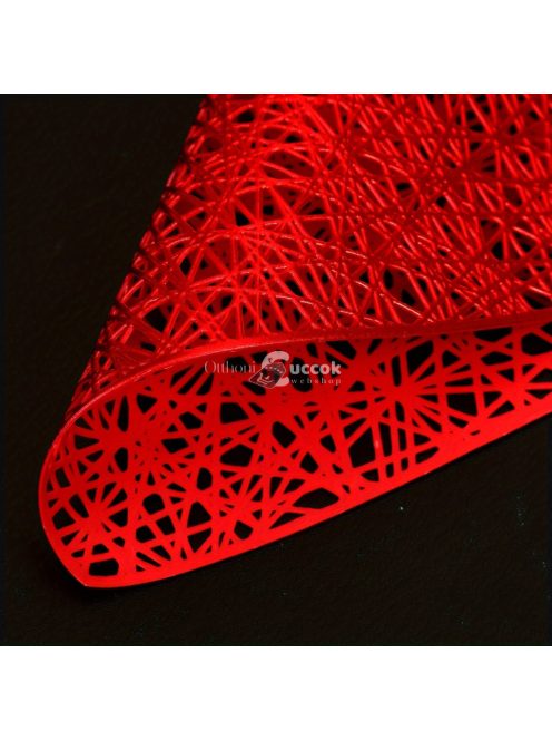 Valentin-napi, szív alakú tányér alátét