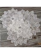 Elegáns európai csipke kerek alátétek és tálaló