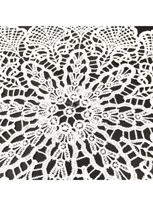 Elegáns európai csipke kerek alátétek és tálaló