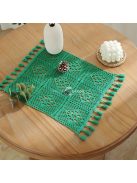 Bohém Klasszikus Egyszínű Kézzel Készített Horgolt, Kötött Tányér alátét