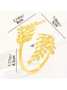 6db, Arany szalvéta gyűrűk, levél formájú