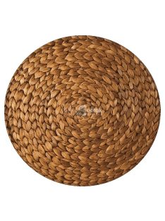 4db, Fonott Rattan Mintás Nyomtatott Kerek Tányéralátét