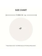 4db, Fonott Rattan Mintás Nyomtatott Kerek Tányéralátét