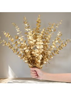 10db Arany Eukaliptusz Szár Készlet