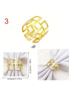 6db Arany High-end szalvéta gyűrű