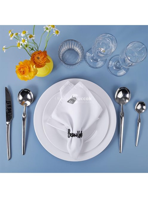 6db Fém Szalvétagyűrűtartó Készlet