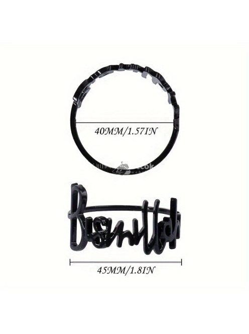 6db Fém Szalvétagyűrűtartó Készlet