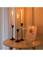 3 darabos Elegáns Fém Gyertyatartó Készlet