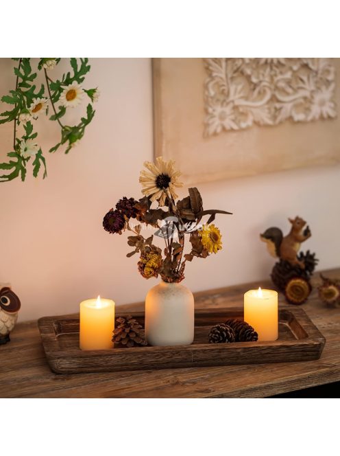 Rusztikus Tanyasi Dekoratív Fa Tálca