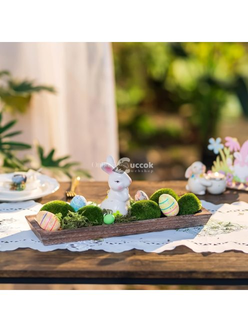 Rusztikus Tanyasi Dekoratív Fa Tálca