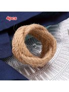 4db madzagos szalvétagyűrű