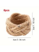 4db madzagos szalvétagyűrű