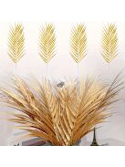 15 darab arany színű műpálma levél