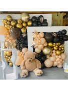 15 darab arany színű műpálma levél