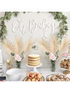 15 darab arany színű műpálma levél