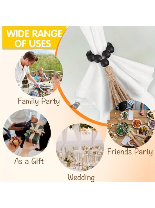 6db Fa Gyöngyös Szalvétagyűrű