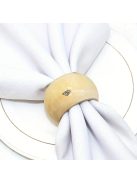 12db, Fa szalvéta gyűrűk, natúr mintás fa szalvéta csat