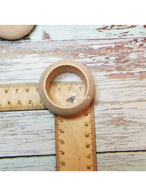 12db, Fa szalvéta gyűrűk, natúr mintás fa szalvéta csat