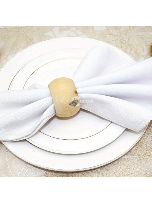 12db, Fa szalvéta gyűrűk, natúr mintás fa szalvéta csat