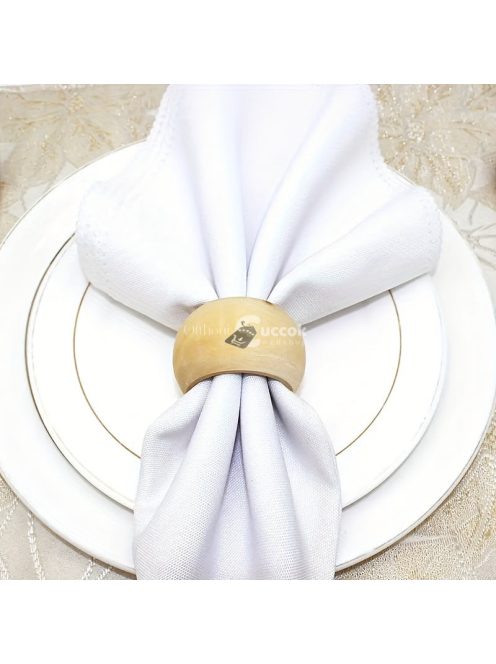 12db, Fa szalvéta gyűrűk, natúr mintás fa szalvéta csat