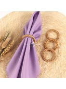 6 db fonott, régies stílusú szalvétagyűrű