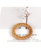 6 db fonott, régies stílusú szalvétagyűrű