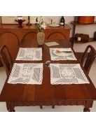 6db Retro vidéki stílusú, kivágott szerencsevirág alátétek