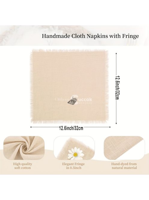 24-Pack pamut géz szalvéta