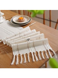 1db, fehér asztali futó